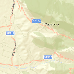 Giungano Street Map