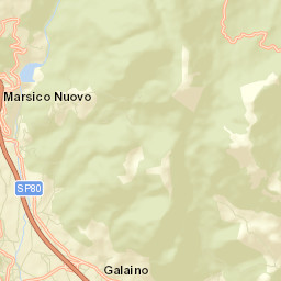 Marsico Nuovo Street Map