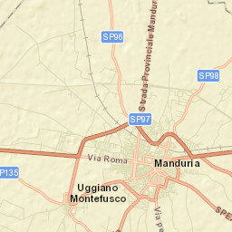 Uggiano Montefusco Street Map