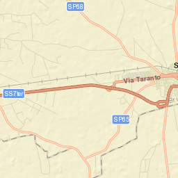 San Pancrazio Salentino Street Map