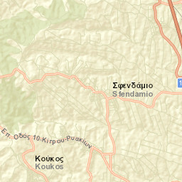 Sfendámi Street Map