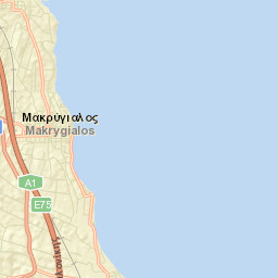 Makrýgialos Street Map