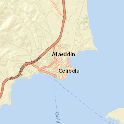 Gelibolu Street Map