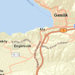 Gemlik Street Map
