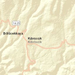 Kıbrıscık Street Map