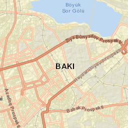 Nizami Rayonu Street Map