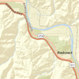 Shively California Street Map