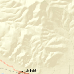 Litchfield California Street Map