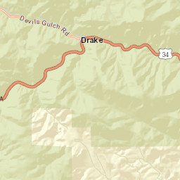 Waltonia Colorado Street Map