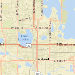 3101 East County Road 20C, Loveland, CO Street Map