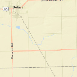 Delavan Street Map