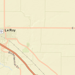 Le Roy Street Map
