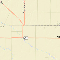 New Weston Ohio Street Map