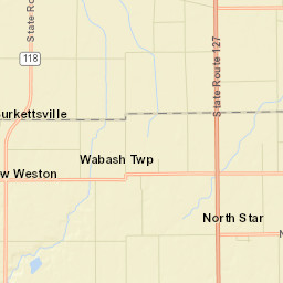 North Star Ohio Street Map