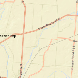 Logansville Ohio Street Map