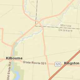 Kilbourne Ohio Street Map