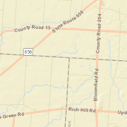 Vails Corners Ohio Street Map