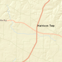 Pipesville Ohio Street Map