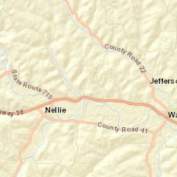 Warsaw Ohio Street Map