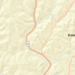 Keene Ohio Street Map