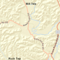 Stillwater Ohio Street Map