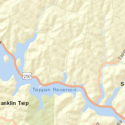 Tappan Ohio Street Map