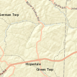 Swanson Ohio Street Map