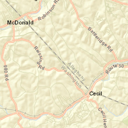 McDonald Street Map