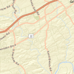 Skyline View Street Map
