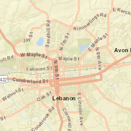 Hebron Street Map