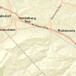Womelsdorf Street Map