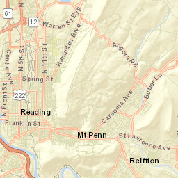 Stony Creek Mills Street Map