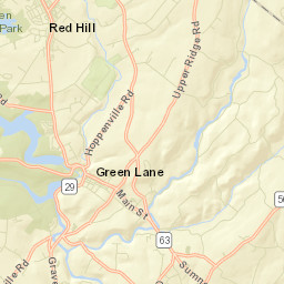 Red Hill Street Map