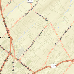 Bucks County Street Map