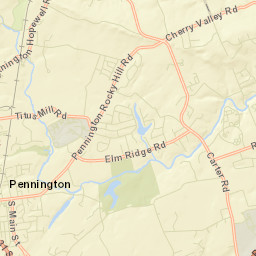 Pennington Street Map