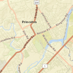 Princeton Junction Street Map