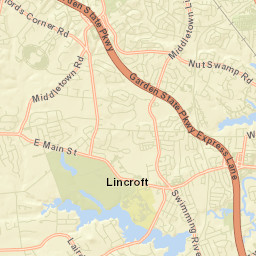 Lincroft Street Map