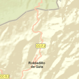Robledillo de Gata Street Map