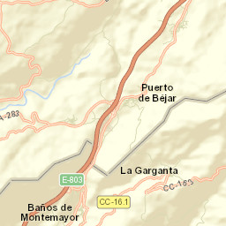 Puerto de Béjar Street Map