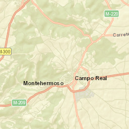 Campo Real Street Map