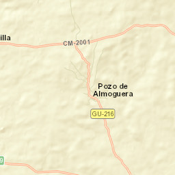 Pozo de Almoguera Street Map