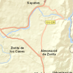 Almonacid de Zorita Street Map