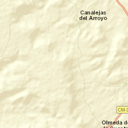 Canalejas del Arroyo Street Map