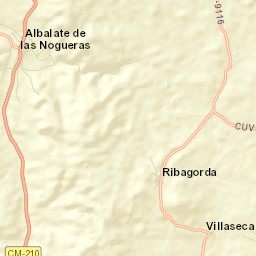 Albalate de las Nogueras Street Map