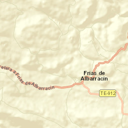Frías de Albarracín Street Map