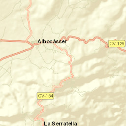 Albocàsser Street Map