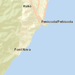 Peníscola Street Map