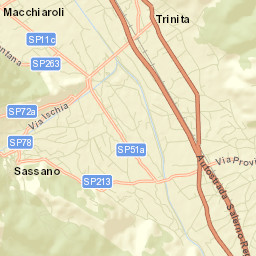 Sassano Street Map