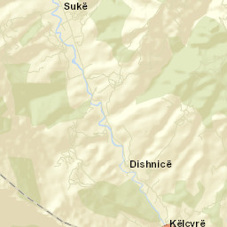 Bashkia Kelcyrë Street Map