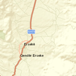 Ersekë Street Map